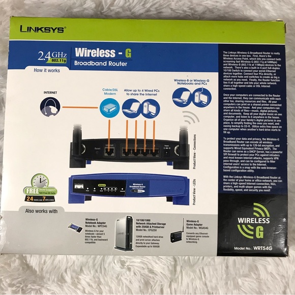 Linksys WRT54G Wireless-G Broadband Router - Picture 10 of 15
